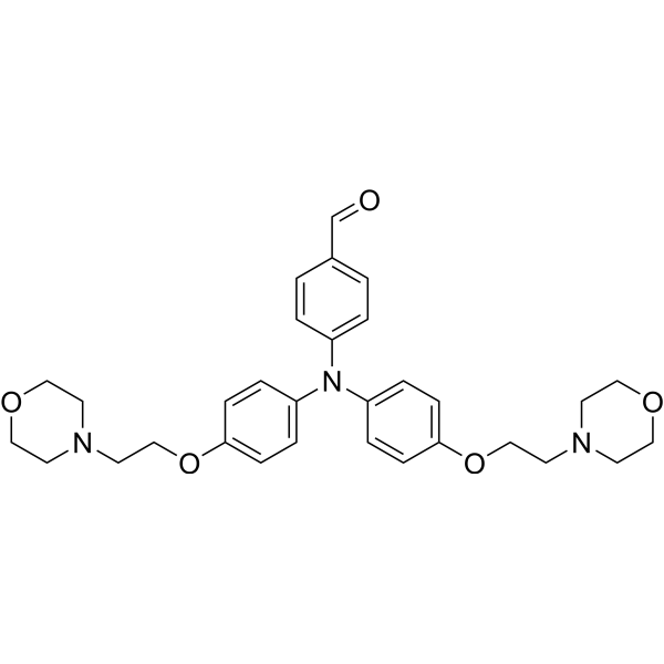 4-(Bis(4-(2-morpholinoethoxy)phenyl)amino)benzaldehyde|CS-1642921