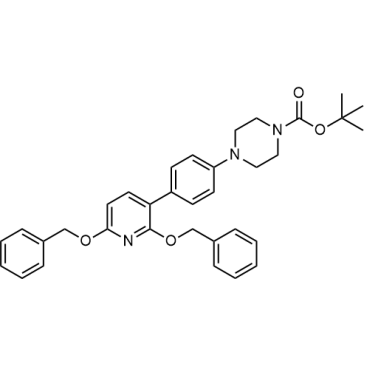 tert-Butyl 4-(4-(2,6-bis(benzyloxy)pyridin-3-yl)phenyl)piperazine-1-carboxylate|CS-1644291