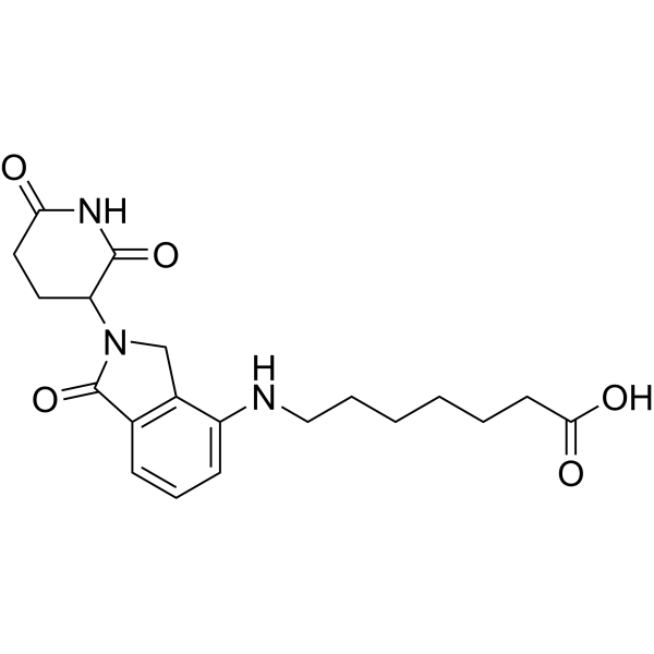 7-((2-(2,6-Dioxopiperidin-3-yl)-1-oxoisoindolin-4-yl)amino)heptanoic acid|CS-1644668