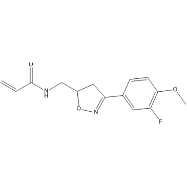 N-((3-(3-Fluoro-4-methoxyphenyl)-4,5-dihydroisoxazol-5-yl)methyl)acrylamide|CS-1644684