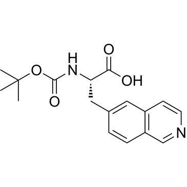 (S)-2-((tert-Butoxycarbonyl)amino)-3-(isoquinolin-6-yl)propanoic acid|CS-1646403