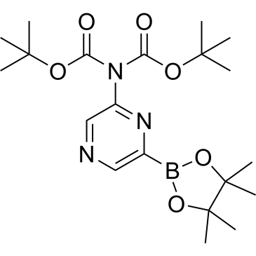 tert-Butyl N-[(tert-butoxy)carbonyl]-N-[6-(tetramethyl-1,3,2-dioxaborolan-2-yl)pyrazin-2-yl]carbamate|CS-1652488