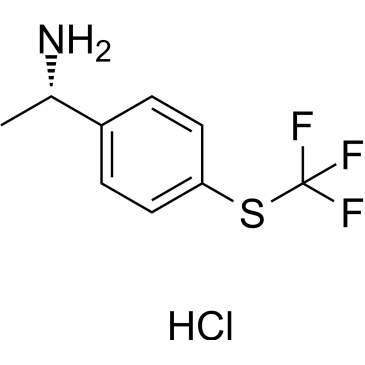 (S)-1-(4-((Trifluoromethyl)thio)phenyl)ethan-1-amine hydrochloride|CS-1653574