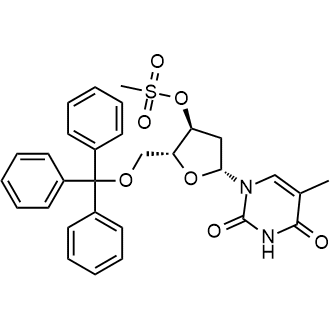 5'-O-Trityl-3'-O-mesylthymidine|CS-1659473