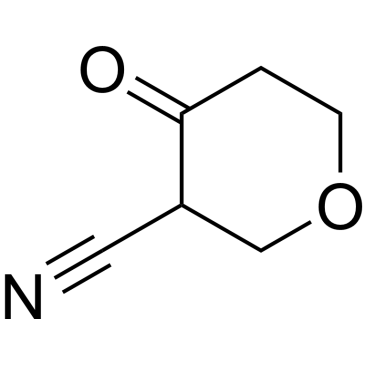 4-Oxotetrahydro-2H-pyran-3-carbonitrile|CS-1661276