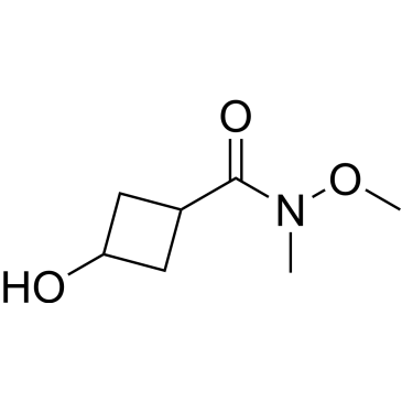 3-Hydroxy-N-methoxy-N-methylcyclobutane-1-carboxamide|CS-1666023