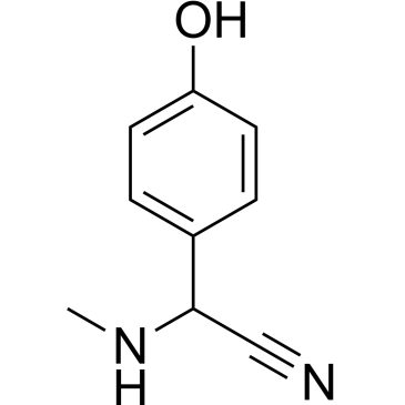2-(4-Hydroxyphenyl)-2-(methylamino)acetonitrile|CS-1666655