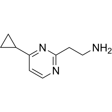 2-(4-Cyclopropylpyrimidin-2-yl)ethan-1-amine|CS-1666969