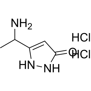 5-(1-Aminoethyl)-1,2-dihydro-3H-pyrazol-3-one dihydrochloride|CS-1667014
