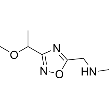1-(3-(1-Methoxyethyl)-1,2,4-oxadiazol-5-yl)-N-methylmethanamine|CS-1669239