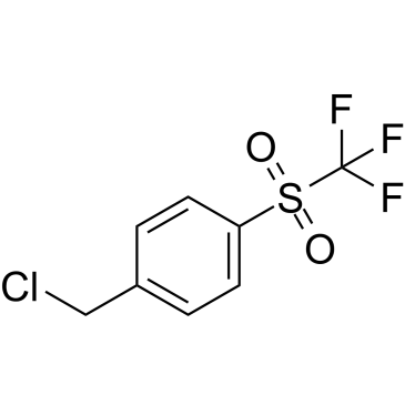 1-(Chloromethyl)-4-((trifluoromethyl)sulfonyl)benzene|CS-1669348