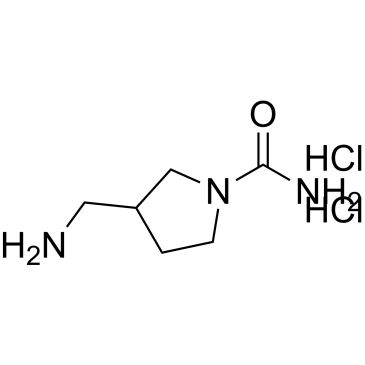 3-(Aminomethyl)pyrrolidine-1-carboxamide dihydrochloride|CS-1672096