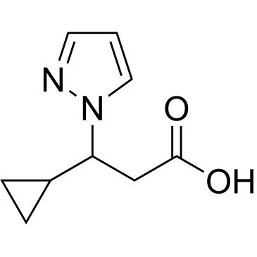 3-Cyclopropyl-3-(1H-pyrazol-1-yl)propanoic acid|CS-1672392