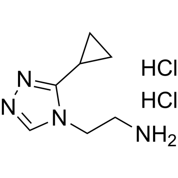 2-(3-Cyclopropyl-4H-1,2,4-triazol-4-yl)ethan-1-amine dihydrochloride|CS-1675154