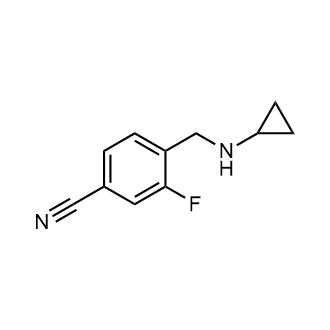4-((Cyclopropylamino)methyl)-3-fluorobenzonitrile|CS-1675759