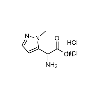 2-Amino-2-(1-methyl-1H-pyrazol-5-yl)acetic acid dihydrochloride|CS-1676249