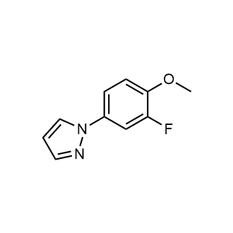 1-(3-Fluoro-4-methoxyphenyl)-1H-pyrazole|CS-1676532