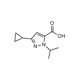 3-Cyclopropyl-1-isopropyl-1H-pyrazole-5-carboxylic acid|CS-1677417