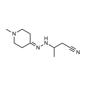 3-(2-(1-Methylpiperidin-4-ylidene)hydrazinyl)butanenitrile|CS-1677504