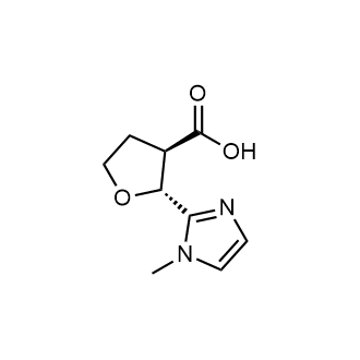 rel-(2R,3R)-2-(1-Methyl-1H-imidazol-2-yl)tetrahydrofuran-3-carboxylic acid|CS-1678085