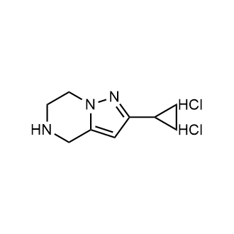 2-Cyclopropyl-4,5,6,7-tetrahydropyrazolo[1,5-a]pyrazine dihydrochloride|CS-1679294
