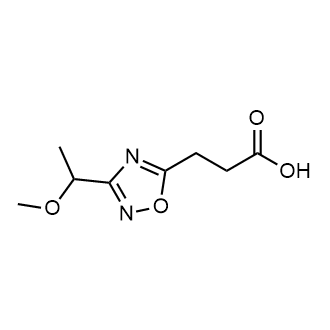 3-(3-(1-Methoxyethyl)-1,2,4-oxadiazol-5-yl)propanoic acid|CS-1679438