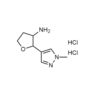 2-(1-Methyl-1H-pyrazol-4-yl)tetrahydrofuran-3-amine dihydrochloride|CS-1680733
