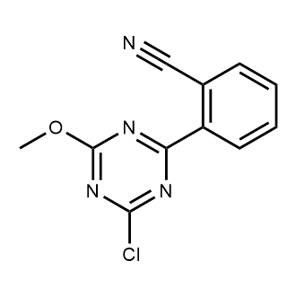 2-(4-Chloro-6-methoxy-1,3,5-triazin-2-yl)benzonitrile|CS-1681141