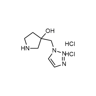 3-((1H-1,2,3-Triazol-1-yl)methyl)pyrrolidin-3-ol dihydrochloride|CS-1681158