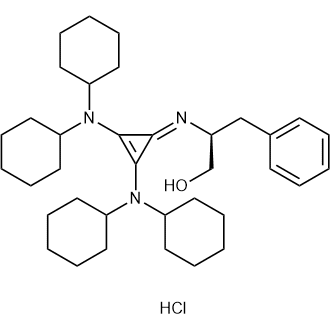 (S)-2-((2,3-Bis(dicyclohexylamino)cycloprop-2-en-1-ylidene)amino)-3-phenylpropan-1-ol hydrochloride|CS-1681313