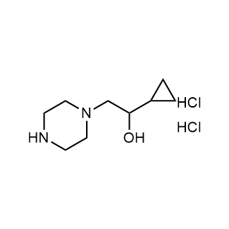 1-Cyclopropyl-2-(piperazin-1-yl)ethan-1-ol dihydrochloride|CS-1682149