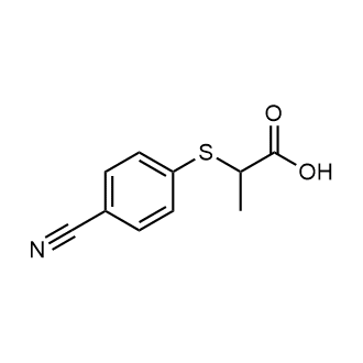 2-((4-Cyanophenyl)thio)propanoic acid|CS-1682306