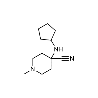 4-(Cyclopentylamino)-1-methylpiperidine-4-carbonitrile|CS-1682381