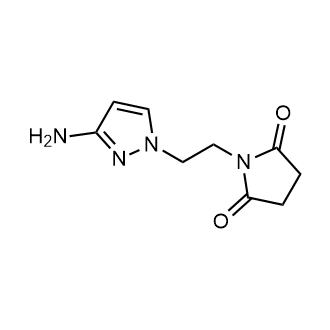 1-(2-(3-Amino-1H-pyrazol-1-yl)ethyl)pyrrolidine-2,5-dione|CS-1682702