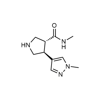 rel-(3R,4S)-N-Methyl-4-(1-methyl-1H-pyrazol-4-yl)pyrrolidine-3-carboxamide|CS-1682784