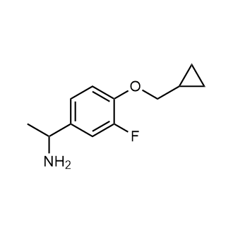 1-(4-(Cyclopropylmethoxy)-3-fluorophenyl)ethan-1-amine|CS-1683081
