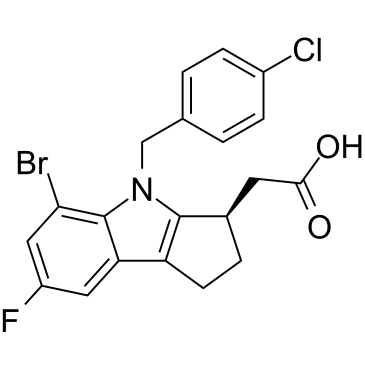 (R)-2-(5-Bromo-4-(4-chlorobenzyl)-7-fluoro-1,2,3,4-tetrahydrocyclopenta[b]indol-3-yl)acetic acid|CS-1685201