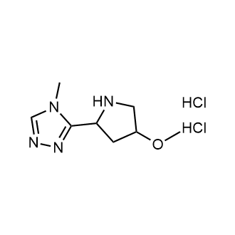 3-(4-Methoxypyrrolidin-2-yl)-4-methyl-4H-1,2,4-triazole dihydrochloride|CS-1686746