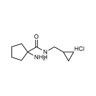 1-Amino-N-(cyclopropylmethyl)cyclopentane-1-carboxamide hydrochloride|CS-1686775