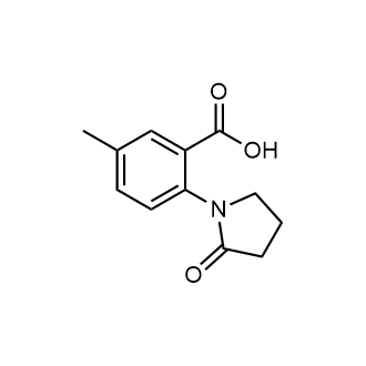 5-Methyl-2-(2-oxopyrrolidin-1-yl)benzoic acid|CS-1686928