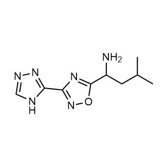 1-(3-(4H-1,2,4-Triazol-3-yl)-1,2,4-oxadiazol-5-yl)-3-methylbutan-1-amine|CS-1688007