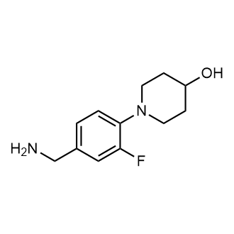 1-(4-(Aminomethyl)-2-fluorophenyl)piperidin-4-ol|CS-1688672