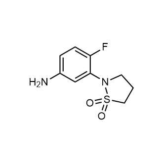 2-(5-Amino-2-fluorophenyl)isothiazolidine 1,1-dioxide|CS-1691126