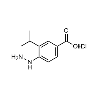 4-Hydrazinyl-3-isopropylbenzoic acid hydrochloride|CS-1691268