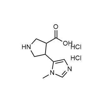 4-(1-Methyl-1H-imidazol-5-yl)pyrrolidine-3-carboxylic acid dihydrochloride|CS-1691613