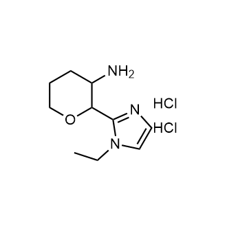 2-(1-Ethyl-1H-imidazol-2-yl)tetrahydro-2H-pyran-3-amine dihydrochloride|CS-1691734