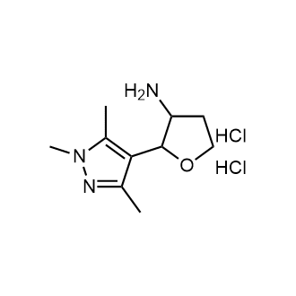 2-(1,3,5-Trimethyl-1H-pyrazol-4-yl)tetrahydrofuran-3-amine dihydrochloride|CS-1691736