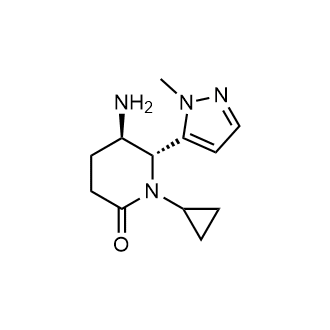 rel-(5R,6R)-5-Amino-1-cyclopropyl-6-(1-methyl-1H-pyrazol-5-yl)piperidin-2-one|CS-1692470