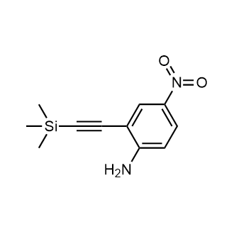 4-Nitro-2-((trimethylsilyl)ethynyl)aniline|CS-1692489