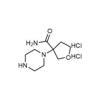 3-(Piperazin-1-yl)tetrahydrofuran-3-carboxamide dihydrochloride|CS-1692989
